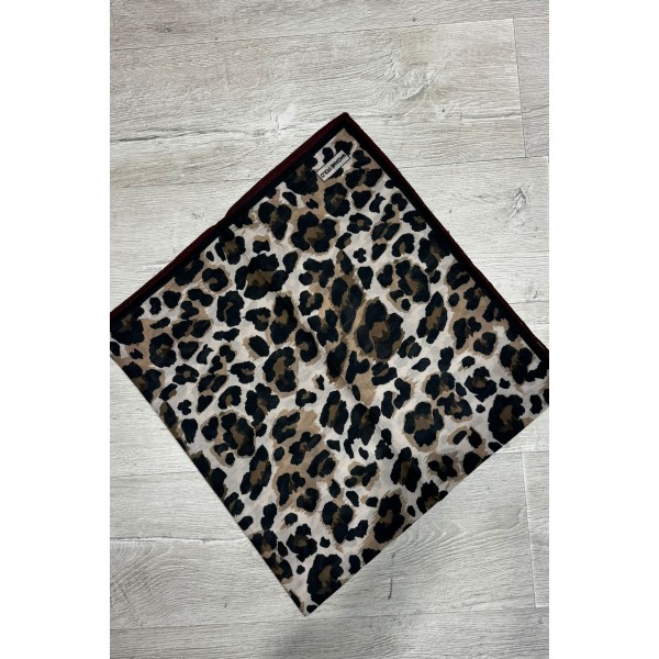 Dijital Soft Leopar Eşarp 01BR